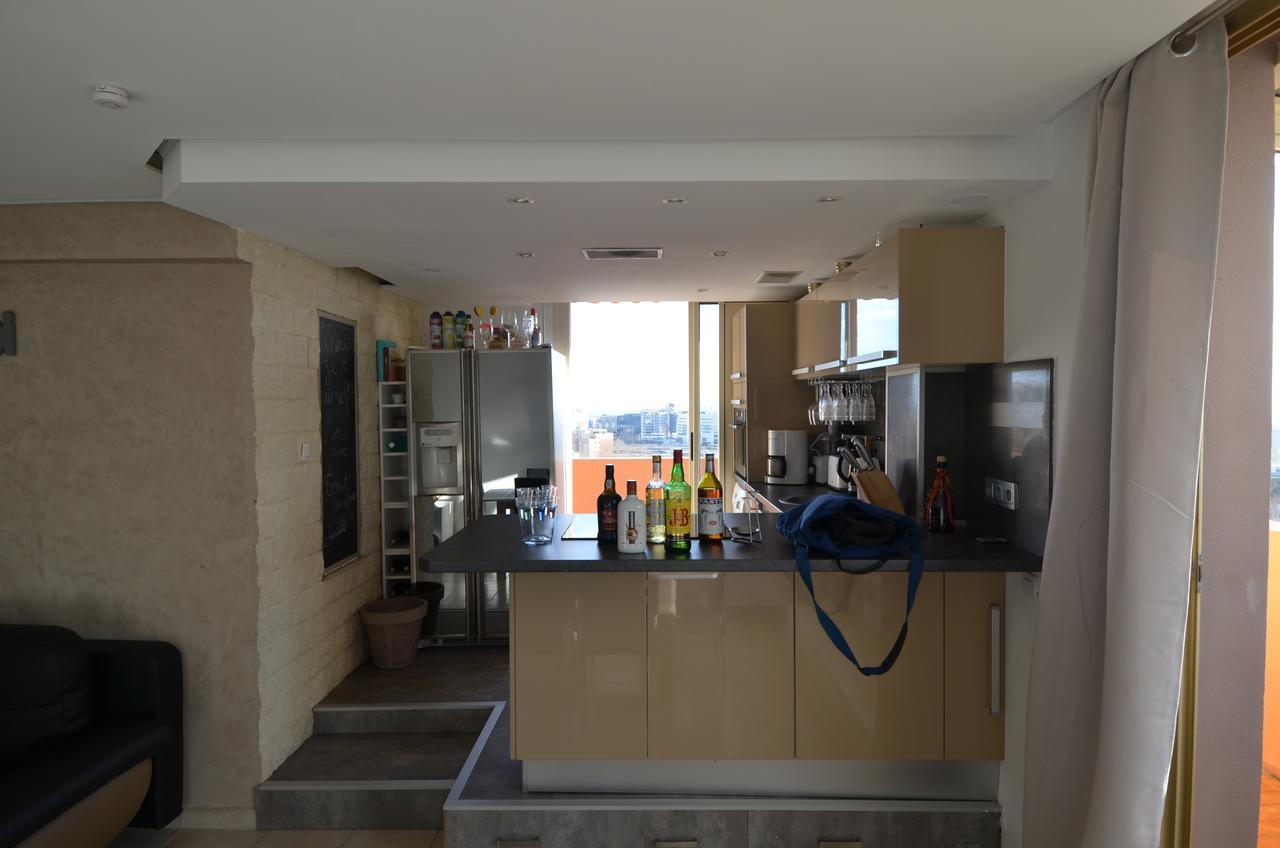 Appartement Rooftop 8 Personnes Grande Terrasse Avec Parking Quartier Aeroport 尼斯 外观 照片